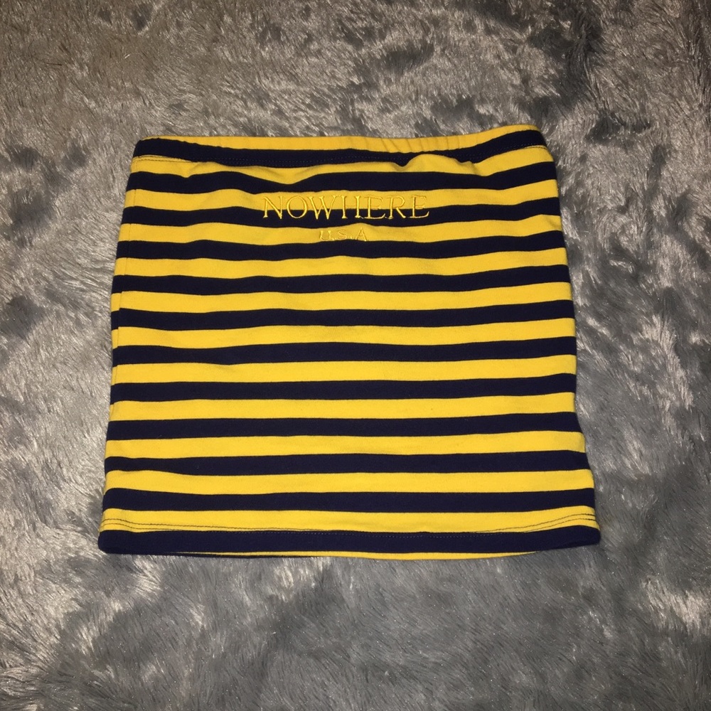 Striped crop top